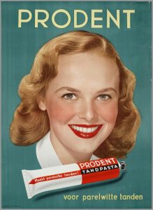 Vintage tandpasta poster